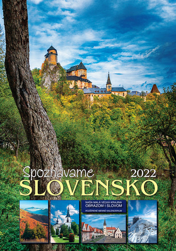 Nástenný kalendár Spoznávame Slovensko 2022