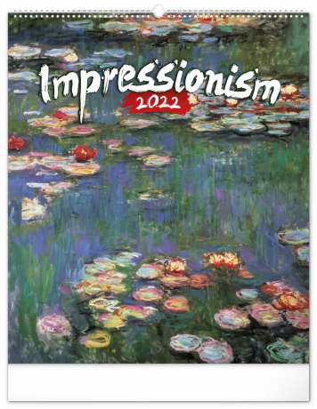 Nástenný kalendár Impresionizmus 2022, 48 × 56 cm