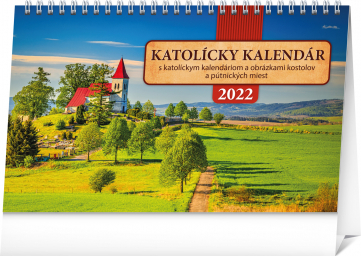 Stolový Katolícky kalendár 2022 SK, 23,1 × 14,5 cm
