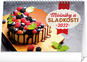 Stolový kalendár Múčniky a sladkosti 2022 SK, 23,1 × 14,5 cm