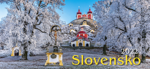 Stolový kalendár  Slovensko riadkové 2022