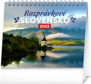 Stolový kalendár Rozprávkové Slovensko 2022 SK, 16,5 × 13 cm