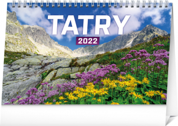 Stolový kalendár Tatry 2022 SK , 23,1 × 14,5 cm