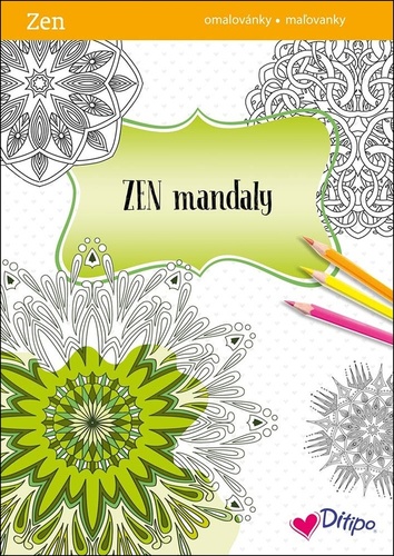 ZEN mandaly omalovánky/maľovanky