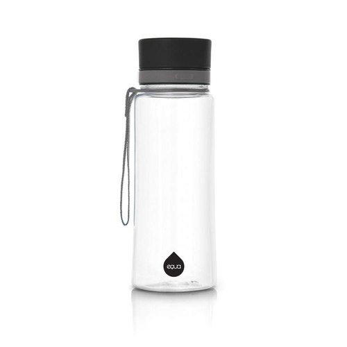Fľaša EQUA Plain Black 600 ml