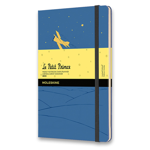 Diár MOLESKINE 2022 týždenný Petit Prince modrý L