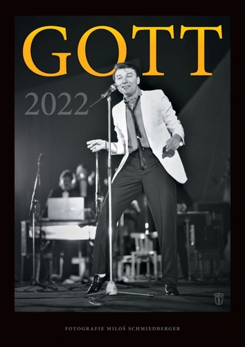 Luxusný nástenný kalendár Karel Gott 2022 SK+CZ