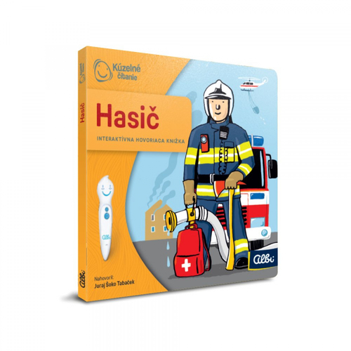 Kniha Hasič - minikniha - interaktívna hovoriaca knižka (Kúzelné čítanie) - neobsahuje ceruzku Albi