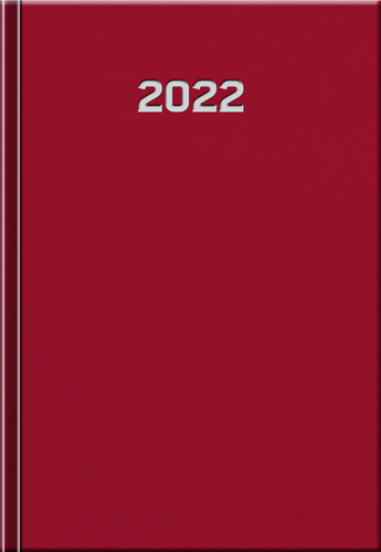 Denný diár A5 Primavera 2022 červený