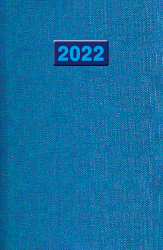 MINI diár DUO 2022 modrý