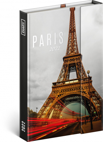 Týždenný magnetický diár Paríž 2022, 11 × 16 cm