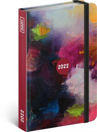 Týždenný diár Painting 2022, 11 × 16 cm