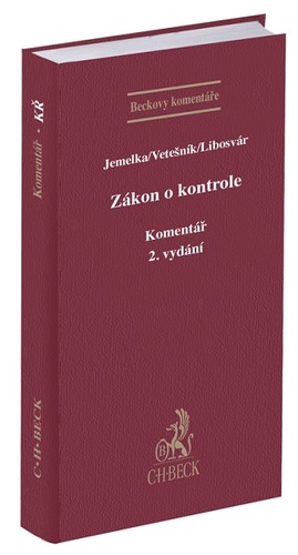 Kniha Zákon o kontrole. Komentář (2. vydání) - Luboš Jemelka,Pavel Vetešník,Ondřej Libosvár