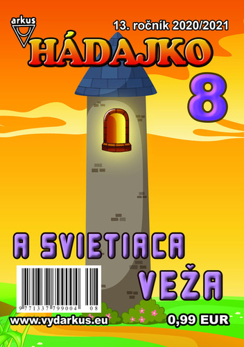 Kniha Hádajko 8 2021 a svietiaca veža - Jela Mlčochová