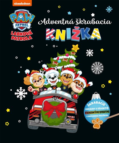 Kniha Labková patrola - Adventná škrabacia knižka