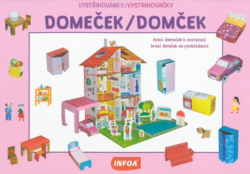 Kniha Vystřihovánky - Domeček/Domček (CZ/SK vydanie)