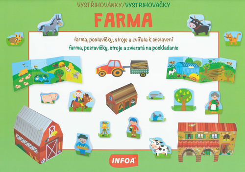 Kniha Vystřihovánky - Farma (CZ/SK vydanie)