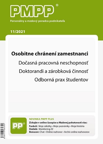 PMPP 11/2021 Osobitne chránení zamestnanci