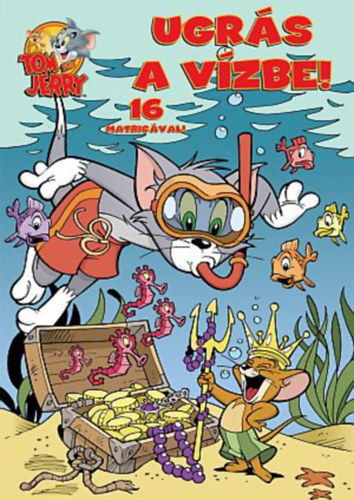 Tom & Jerry - Ugrás a vízbe! - 16 matricával!