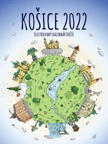 Ilustrovaný nástenný kalendár KOŠICE 2022