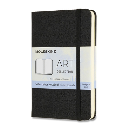 Skicár MOLESKINE Watercolour notebook čierny S