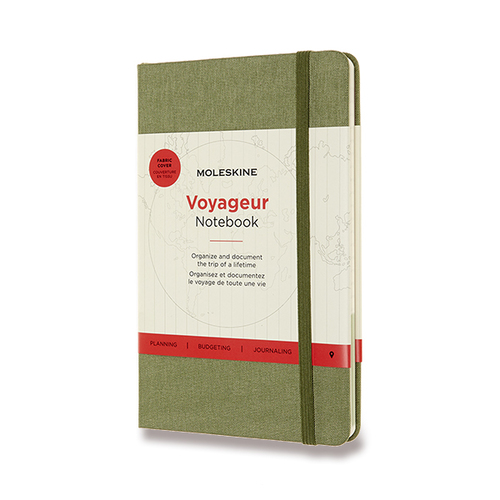 Zápisník MOLESKINE Voyageur zelený
