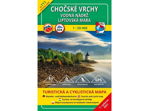 Kniha Chočské vrchy - vodná nádrž Liptovská Mara 1:50 000 (7.vydanie)