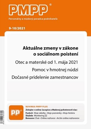 PMPP 9-10/2021 Aktuálne zmeny v zákone o sociálnom poistení