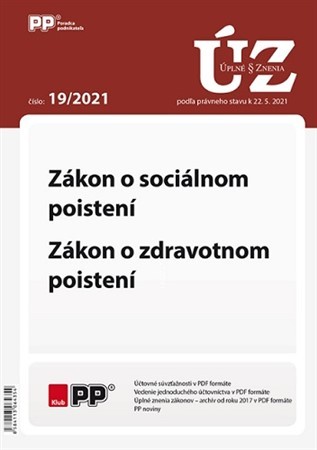 UZZ 19/2021 Zákon o sociálnom poistení, Zákon o zdravotnom poistení