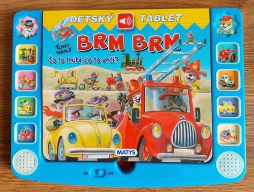 Detský tablet: Brm brm - zvuková knižka