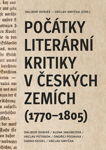 Počátky literární kritiky v českých zemích (1770–1805)