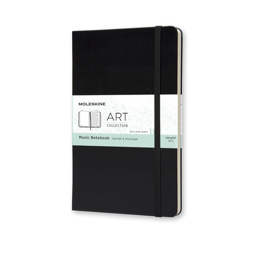 Hudobný zápisník MOLESKINE čierny L