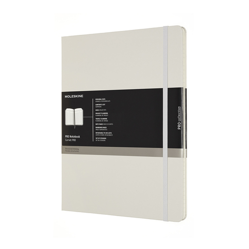 Zápisník MOLESKINE Profession. tvrdý perl.sivý XXL