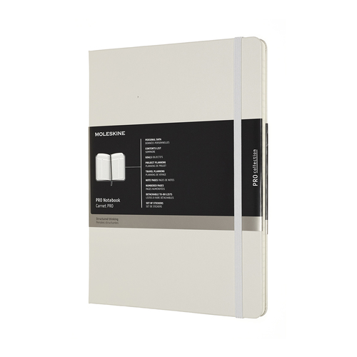 Zápisník MOLESKINE Professional tvrdý perl.sivý XL