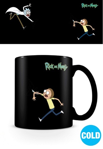 Rick a Morty  hrnček - meniaci 315 ml