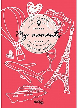 Cestovní deník My Moments - červený