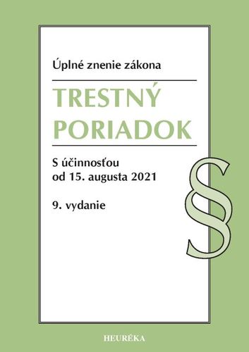 Trestný poriadok Úzz, 9. vydanie, 2021
