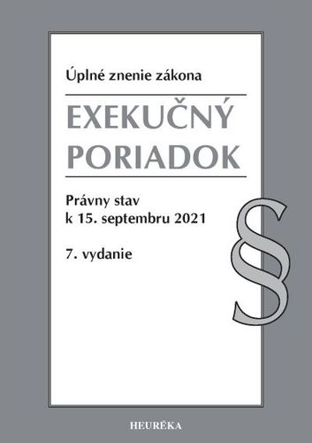 Exekučný poriadok. Úzz, 7. vydanie 9/2021