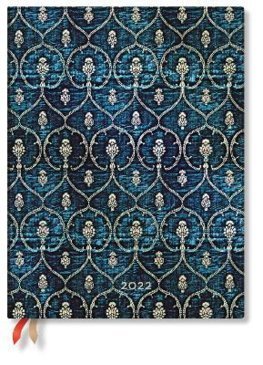 Diár Paperblanks 2022 Blue Velvet UL HOR