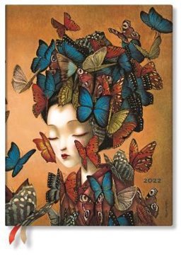 Diár Paperblanks 2022 Madame Butterfly UL VER