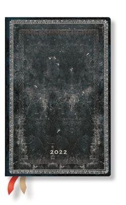Diár Paperblanks 2022 Midnight Steel MN HOR