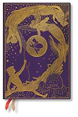 Diár Paperblanks 2022 Violet Fairy MD VSO