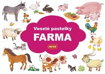 Kniha Veselé pastelky - Farma