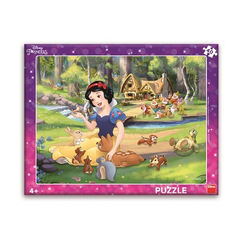 Dino Toys Puzzle Snehulienka a zvieratká 40 Dino