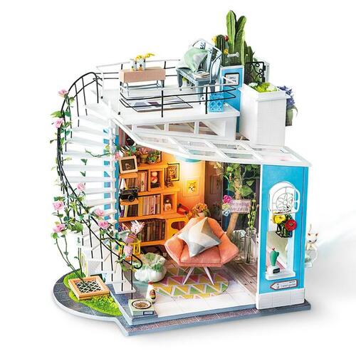 3D Creative Drevené 3D puzzle Apartmán - LED