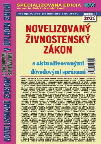 Novelizovaný živnostenský zákon 2021