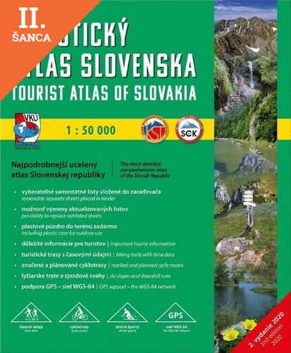 Lacná kniha Turistický atlas SR 1:50 000, 2.vydanie