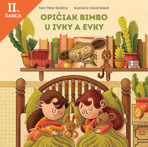 Lacná kniha Opičiak Bimbo u Ivky a Evky - leporelo