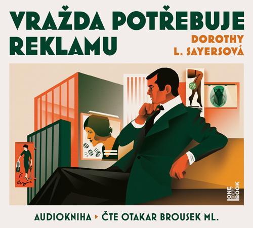 Kniha Vražda potřebuje reklamu - 2 CDmp3 (Čte Otakar Brousek ml.) - CD