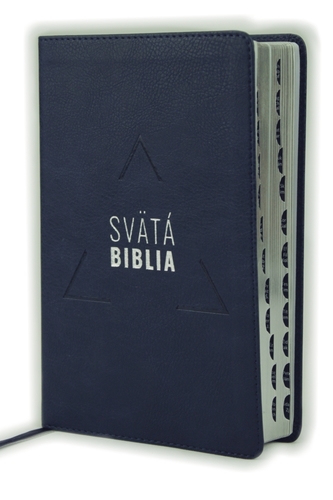 Biblia, Roháček, štandardný formát, tmavomodrá, s indexmi 2020